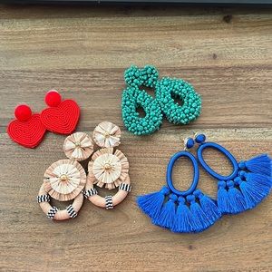 Bauble Bar and Anthropologie Statement Earrings